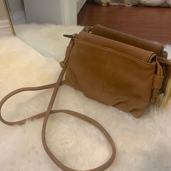 Brown leather crossbody bag - Picture 4 of 4